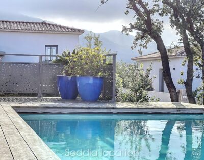 Villa Alma , vue mer, piscine chauffée, proche plage et commerces